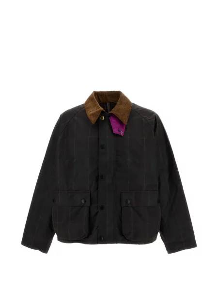 Ceruit geacă Barbour în carouri negru