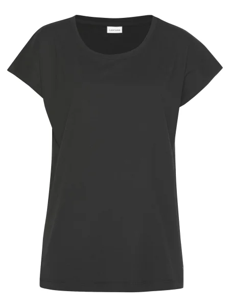 LASCANA Bluză de noapte negru