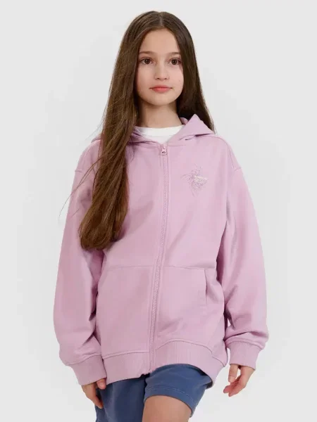 4F bluza dla dziewczynek fioletowa