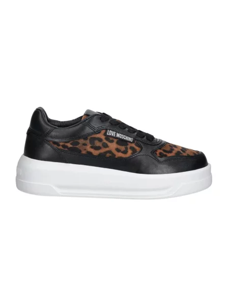 Sneakersy Love Moschino skórzane