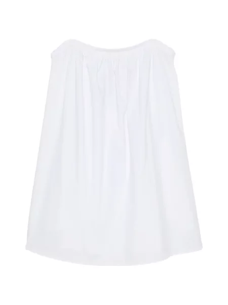 Rochie mini Matteau cu volane alb