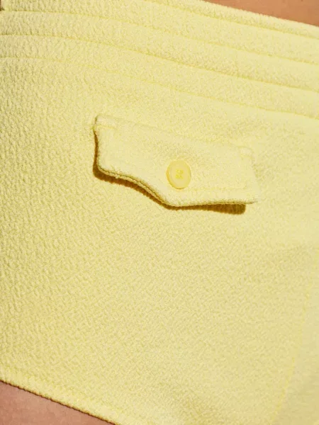 Bikini Mm6 Maison Margiela cu gât halter galben