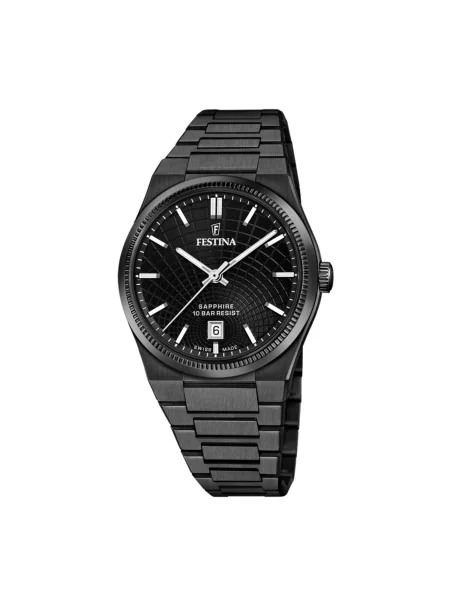 FESTINA Analogové hodinky Watch Rive Swiss Made' černá