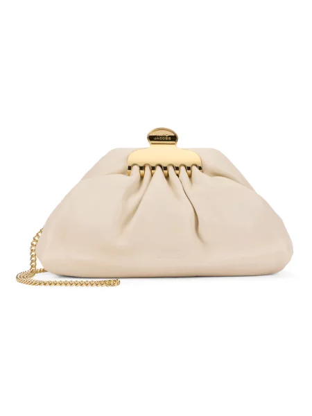 Kopertówka Marc Jacobs skórzana beżowa