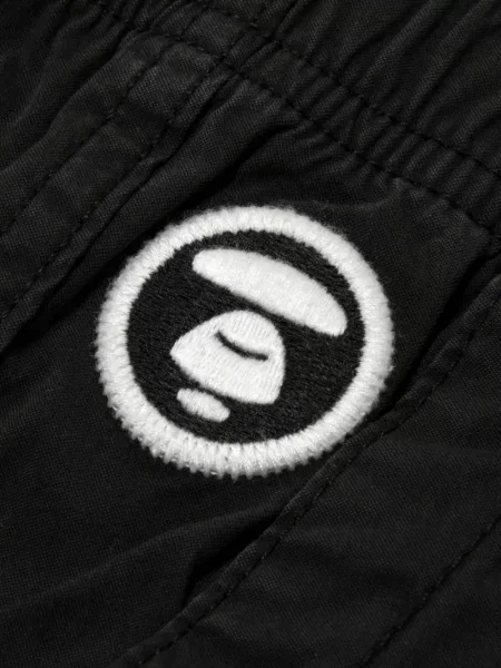 Pantaloni cargo Aape By A Bathing Ape cu imagine negru
