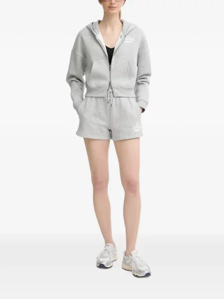 Hanorac cu glugă Under Armour cu imagine gri