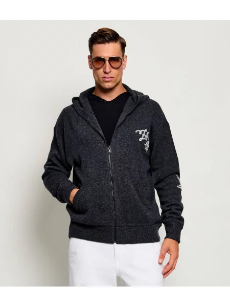 Zadig&Voltaire De lână pulover Camillo | Relaxed fit cu adaos de cașmir gri