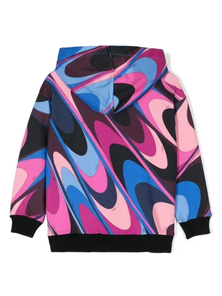 Bluza z kapturem dziecięca Pucci czarna