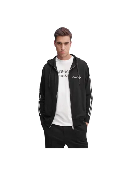 Bluza rozpinana Armani Exchange czarna