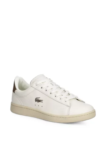 Sneakerși Lacoste cu autograf alb