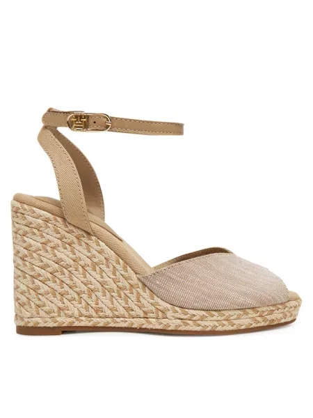 Espadryle Tommy Hilfiger beżowe