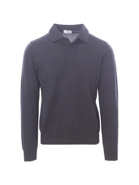 Tricou polo Magazzino Ricambi tricotate gri