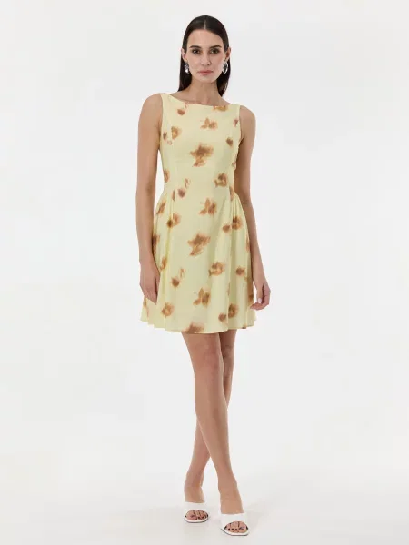 Rochie fără mâneci Orsay fără mâneci galben