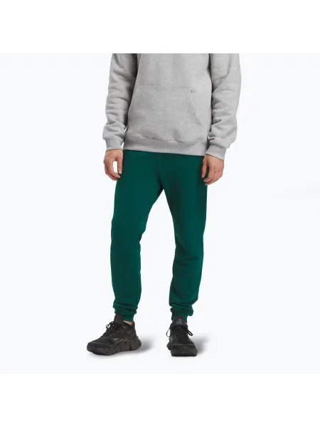 Мъжки панталони Reebok Identity Small Logo Fleece Jogger колежанско зелено