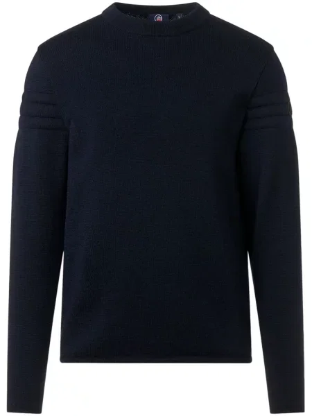 Pulover Fusalp din lână merinos albastru