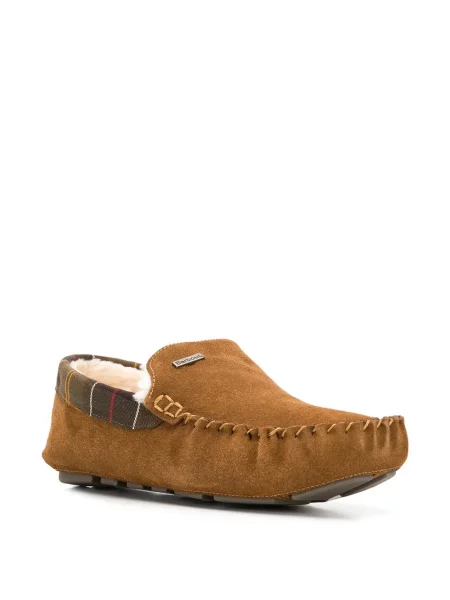 Papuci de casă Barbour din piele de oaie
