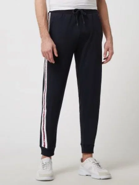 Tommy Hilfiger Spodnie Rekreacyjne blau białe