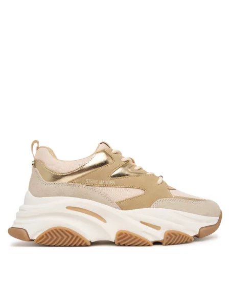 Sneakersy Steve Madden beżowe