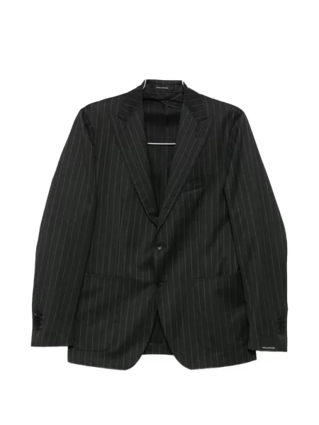 Oblekový proužkovaný oblek Tagliatore šedý