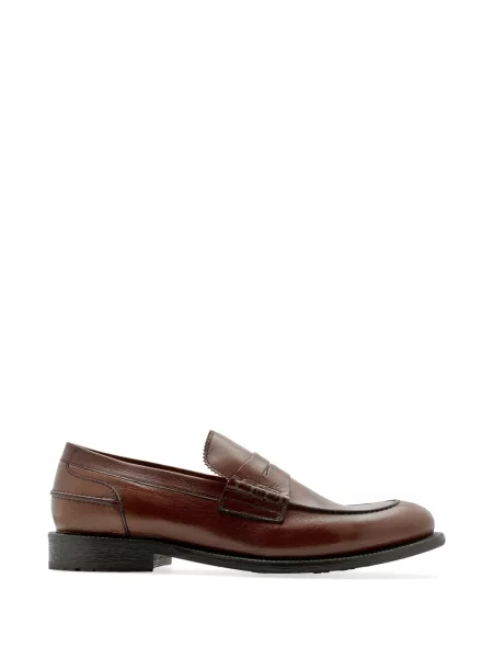 Pantofi loafer Lottusse din piele maro