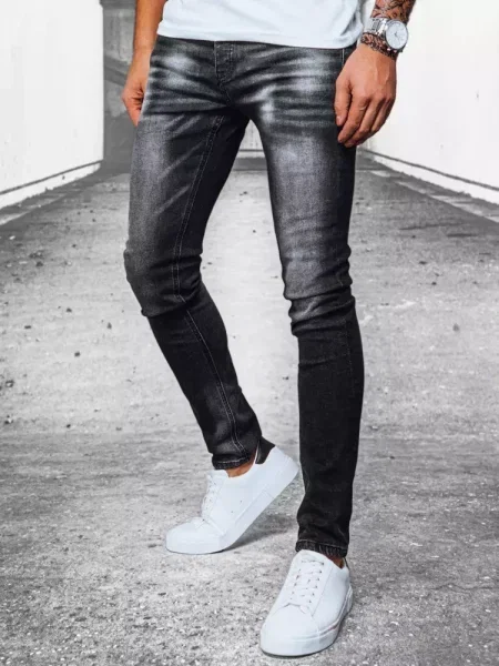 Spodnie jeansowe Dstreet czarne