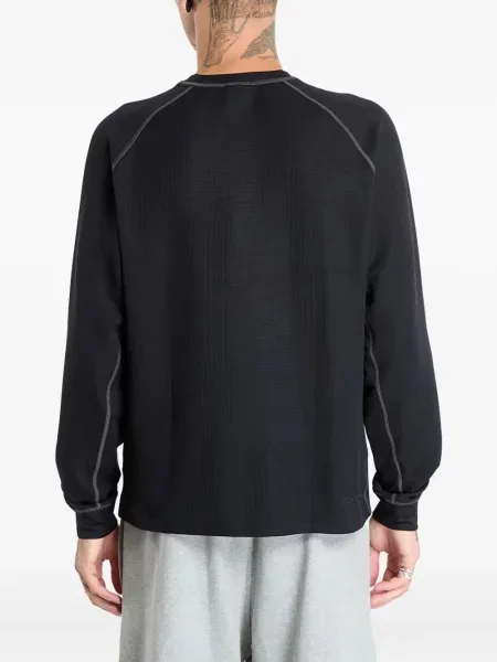 Tricou Nike din piele alergare plisat negru