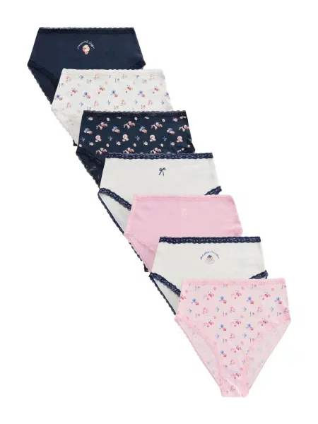 Next Slip bleumarin / roz alb