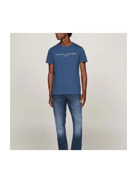 Tommy Hilfiger T-shirt Logo Slim Fit plava