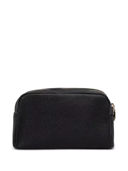 Kézitáska Guess autogrammal fekete