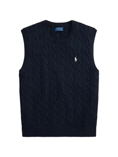 Mănuși Polo Ralph Lauren din piele de căprioară cu șireturi cu vârf închis albastru