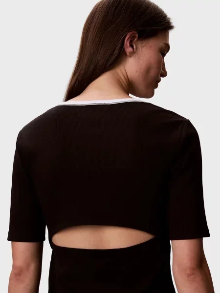 Детская футболка Calvin Klein Jeans черная