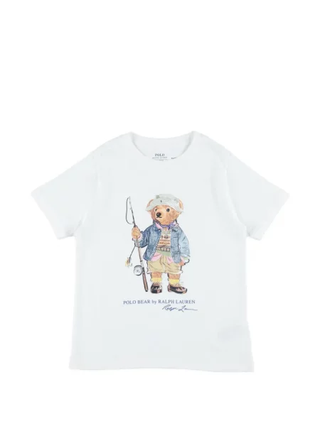 Koszulka polo dziecięca Polo Ralph Lauren biała