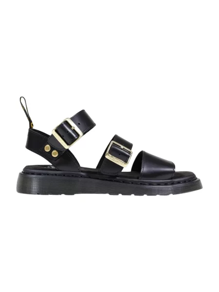 Dr. Martens Gryphon sandały rzymianki skórzane czarne