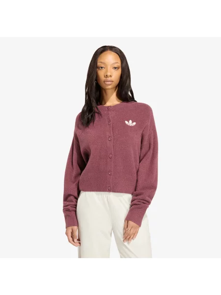 Pulover adidas Essentials Knit Cardigan Burgundy S roz