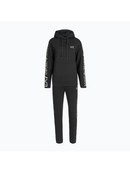 Dres Emporio Armani Train Tracksuit HO black/gold czarny