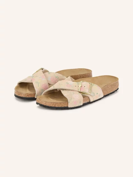 Birkenstock Klapki Siena beige beżowe