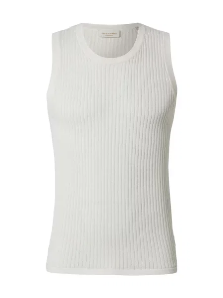 JACK & JONES Brezrokavnik JORMAINE' bela