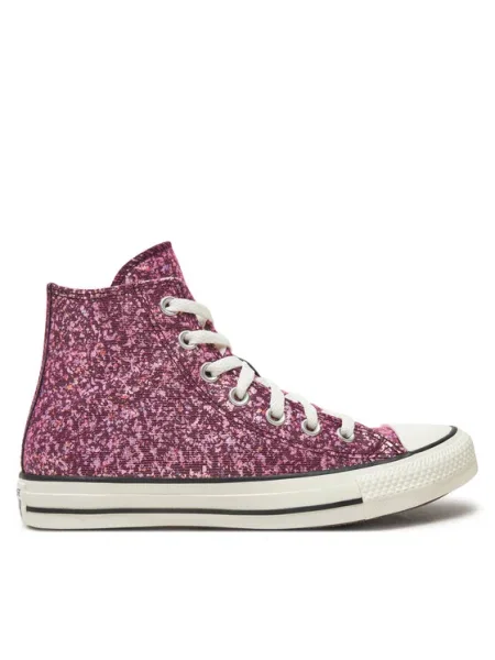 Teniși Converse Chuck Taylor All Star Glitter Hi roz