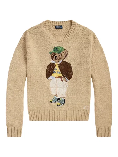 Căciulă Polo Ralph Lauren cu broderie cu dungi cowboy roșu