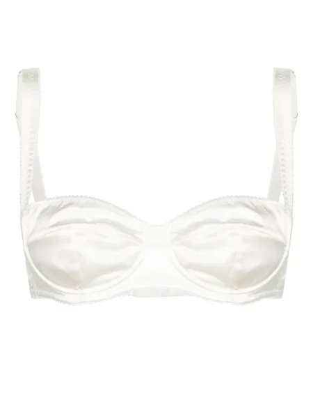 Sutien Dolce & Gabbana din satin alb