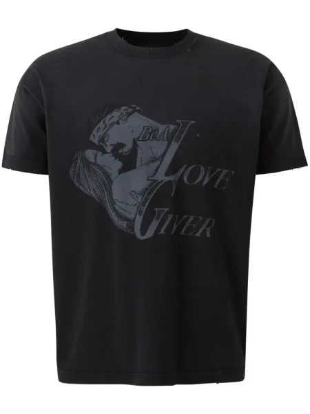Tricou Willy Chavarria cu imagine negru
