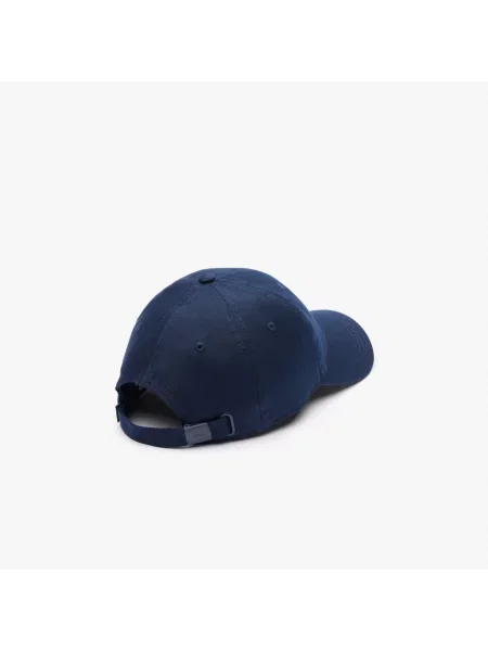 Lacoste Czapka Unisex Organic Cotton Twill granatowa