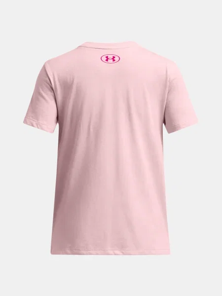 Tricou copii Under Armour roz