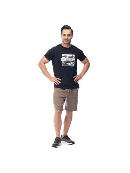 T-shirt Z Krótkim Rękawem Reman czarna