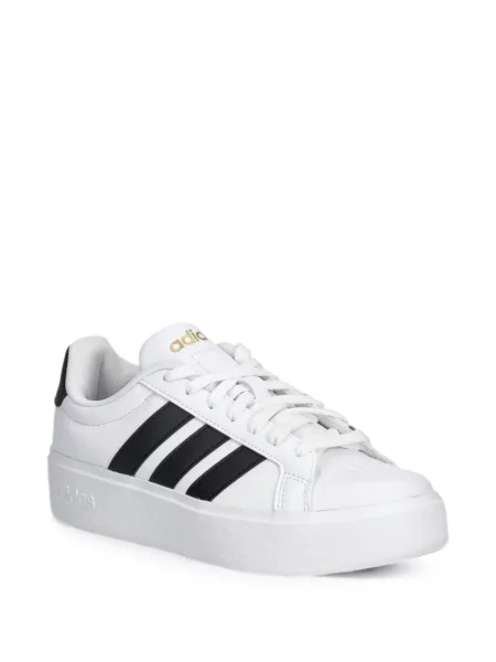 Pantaloni sport Adidas din piele de căprioară cu imagine cu model zebră verde