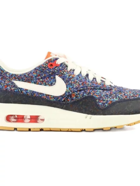 Sneakers Nike Air Max 1 με κορδόνια με δαντέλα μπλε