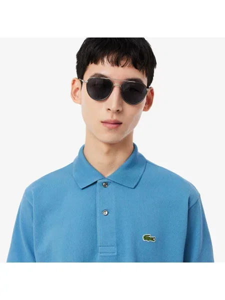 Lacoste Koszulka Polo Classic Fit niebieska