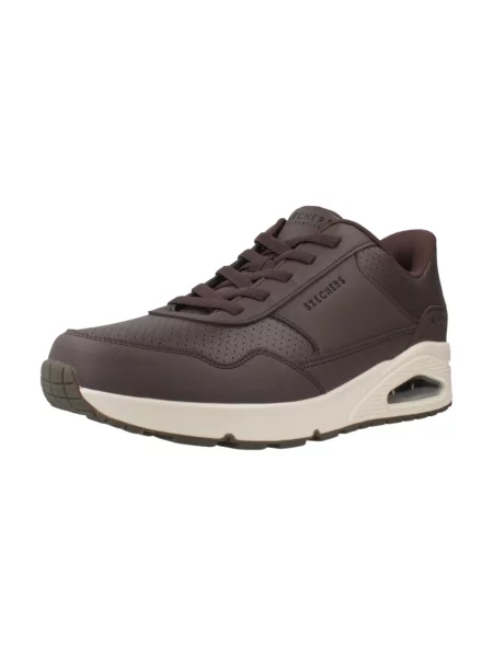 Sneakersy Skechers brązowe