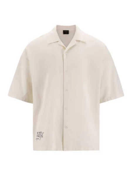 Ed Hardy Cămașă bej / portocaliu negru