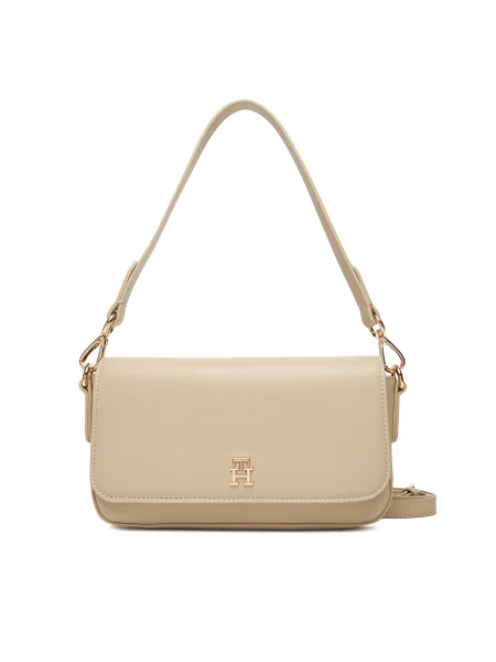 Дамска чанта Tommy Hilfiger Th Icon Conv бежов
